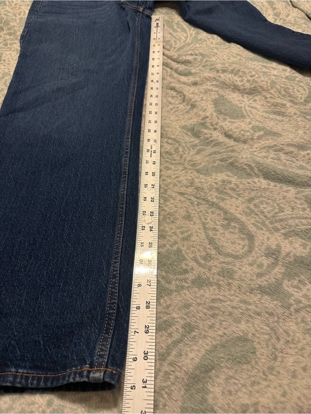 Abercrombie Fitch The Baggy Low Rise Denim Jeans Curvy Love 27 Cambodia - Picture 8 of 8